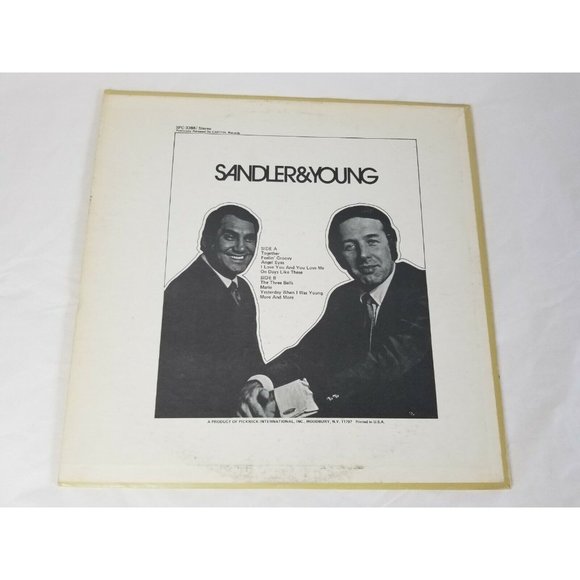 Sandler & Young Together Pickwick Records Vinyl LP # SPC 3388 Stereo - Picture 2 of 6